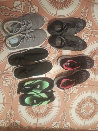 Scarpe da donna nere e grigie