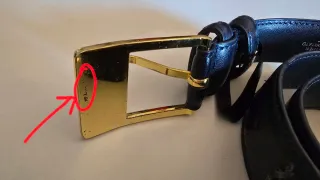 Cintura Alitalia Vera Pelle