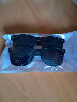 Gafas Estenopeicas Antifatiga Negras