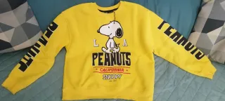 Sudadera Zara Snoopy LA California Talla S