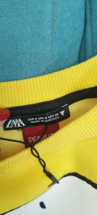 Sudadera Zara Snoopy LA California Talla S