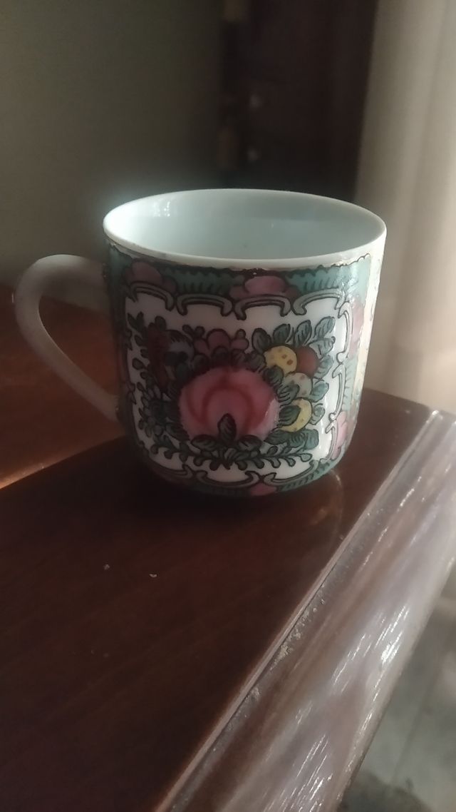 Tazzina da collezione in porcellana bone china