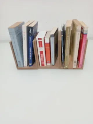 Set 3 Scaffali Porta Libri da Scrivania