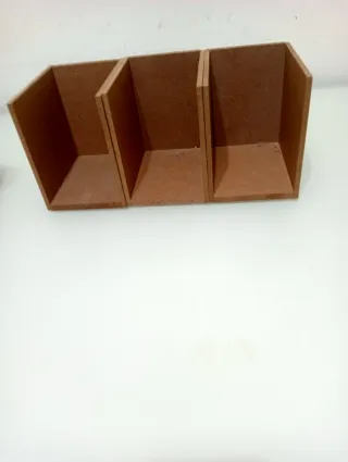 Set 3 Scaffali Porta Libri da Scrivania