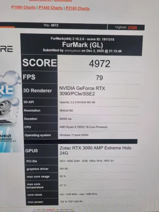 NVIDIA RTX 3090 Zotac ArticStorm