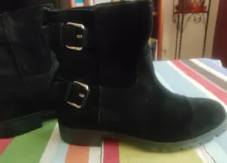 Botines Massimo Dutti Negros