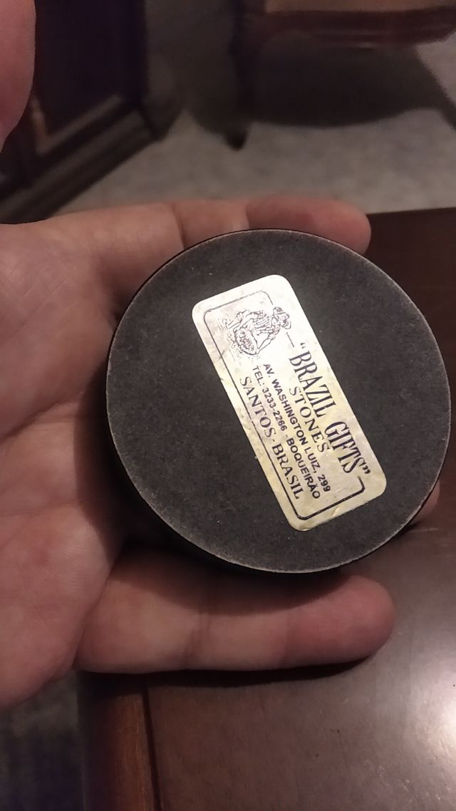 Portagioie in agata blu brasiliana