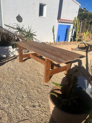 Mesa de comedor madera 250x98cm