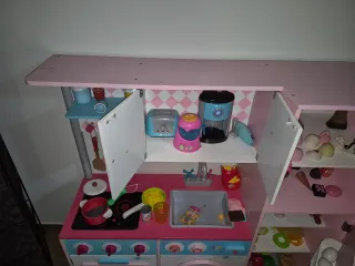Cocina de Juguete Rosa