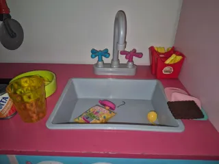 Cocina de Juguete Rosa