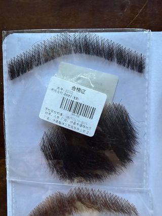 Lote de bigotes postizos de caracterización (nuevo