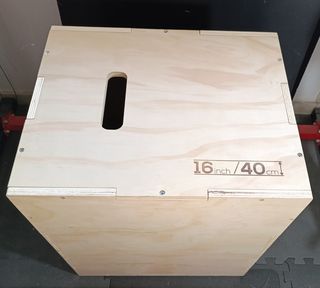 Cajón pliométrico box jump
