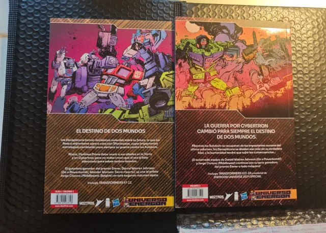 Cómic Transformers 1, 2 y 3 Robots in disguise