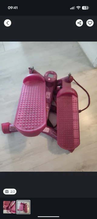 Mini Stepper Domyos Rosa