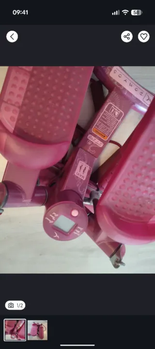 Mini Stepper Domyos Rosa