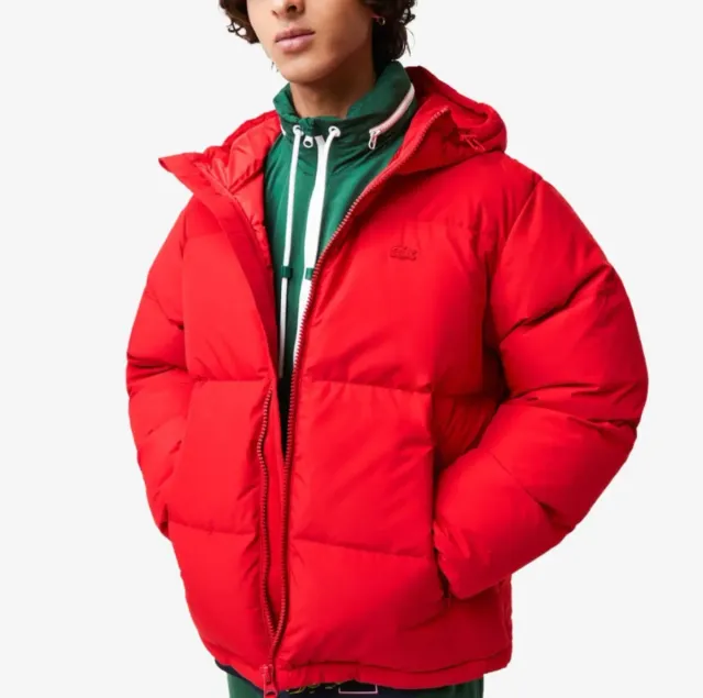 Plumas Lacoste Roja Talla 34 Mujer/Unisex Nuevo