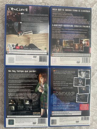 4 Juegos Ps2 Terror