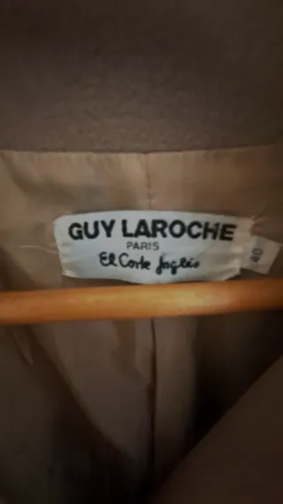 Abrigo Lana Beige Mujer Guy Laroche