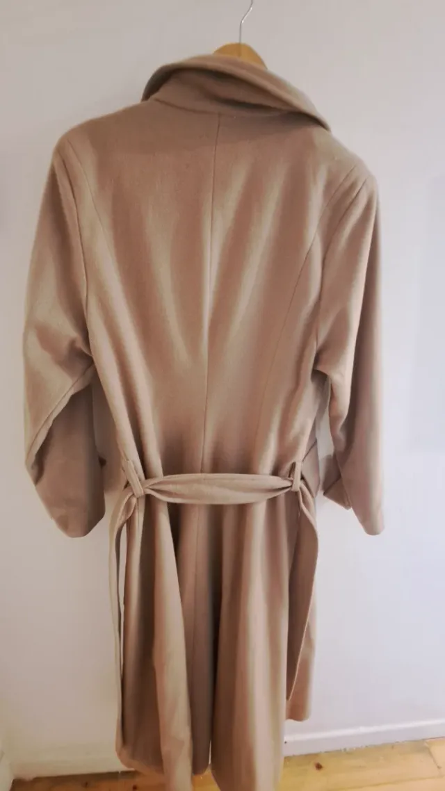 Abrigo Lana Beige Mujer Guy Laroche