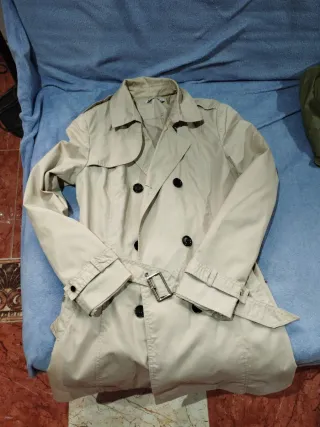 Gabardina Beige Mujer