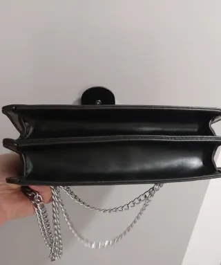 Borsetta Pinko nera con uccellini