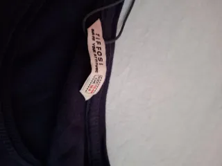 Sudadera Tiffosi azul lentejuelas LOVE talla13-14