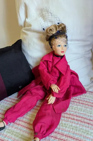 Bambola boudoir vintage