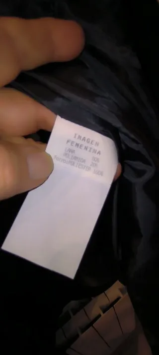 Gabardina Imagen Femenina Negra