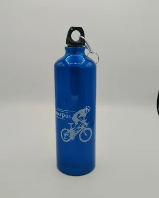 Botella agua aluminio ciclista