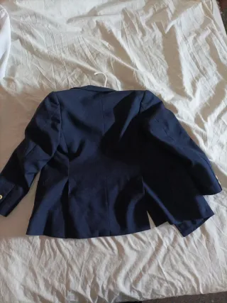 Americana niño azul.