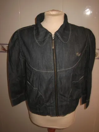 Cazadora vaquera forrada T.42