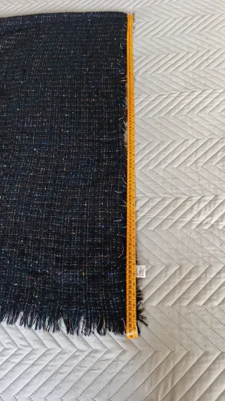 Sciarpa donna nera oversize