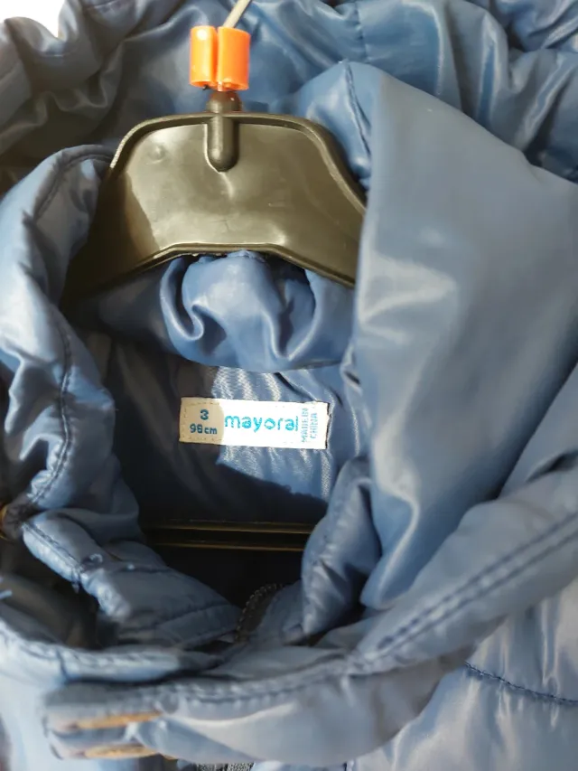 Cazadora infantil azul