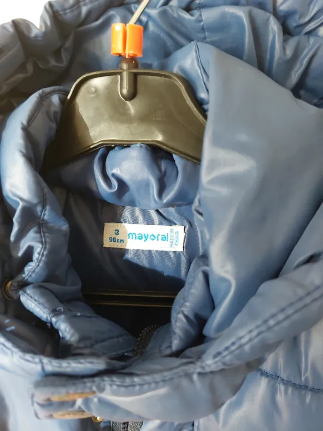 Cazadora infantil azul