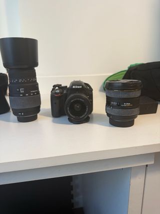 Kit Cámara Réflex Nikon D3300 y objetivos