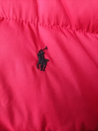 Chaqueta Plumas Ralph Lauren Roja Talla S