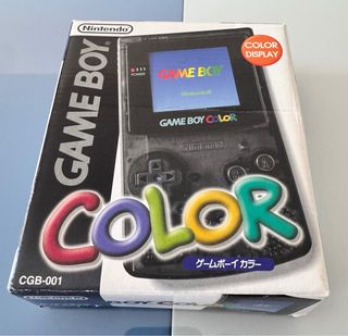 Nintendo Game Boy Color Clear Black Aiden GBC Jap