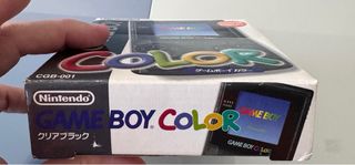 Nintendo Game Boy Color Clear Black Aiden GBC Jap