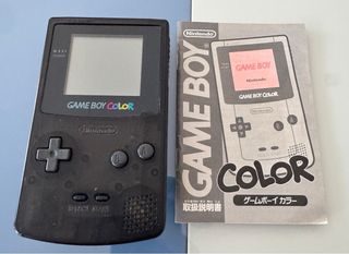 Nintendo Game Boy Color Clear Black Aiden GBC Jap