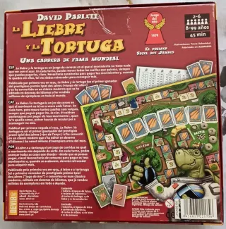 Juego de mesa La liebre y la tortuga