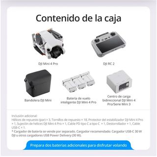 DJI Mini 4 Pro Pack Vuela Más + RC 2