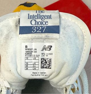 Zapatillas New Balance 327 Azul/Amarillo