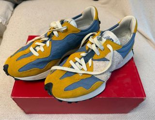 Zapatillas New Balance 327 Azul/Amarillo