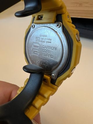 Reloj Casio G-Shock Negro y Amarillo