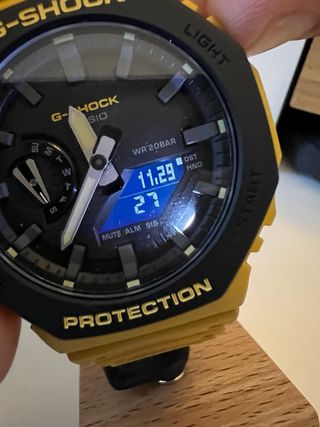 Reloj Casio G-Shock Negro y Amarillo