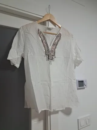 Blusa Algodón y Seda Talla 44-46