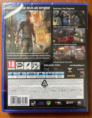 Precintado.Sleeping Dogs Definitivo Ps4