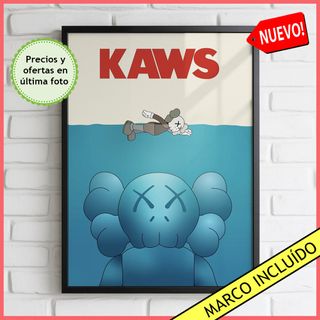 Cuadro Kaws Tiburon - Poster Kaws Jaws