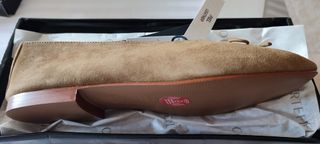 Bailarinas ante marrón Talla 38 CORTEFIEL