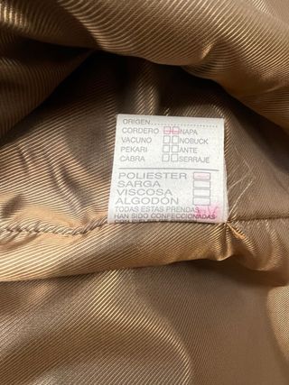 Americana de cuero hombre marrón